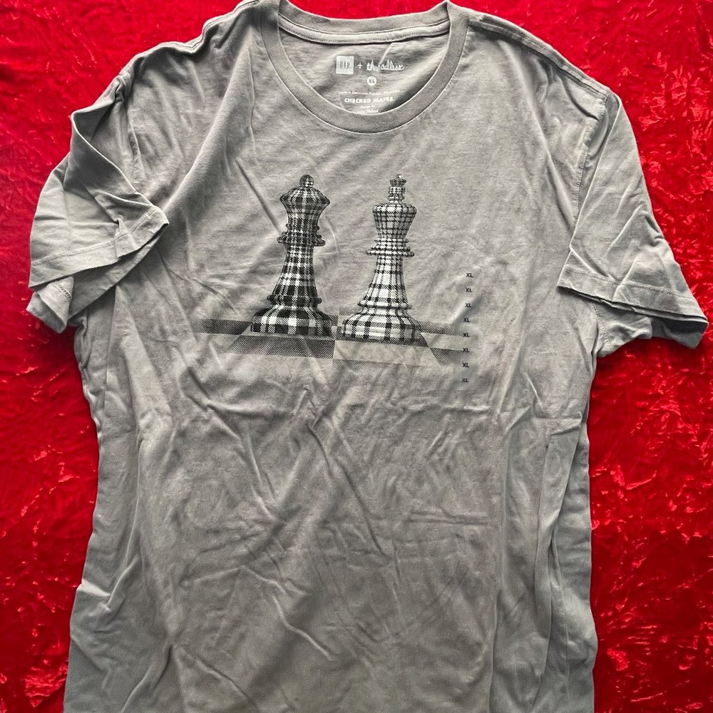 Gap x Threadless Checked Mates Graphic T-Shirt XL